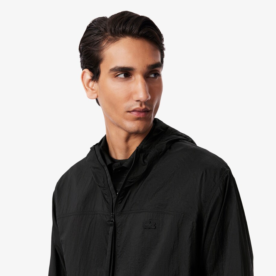 Lightweight Water-Repellent Hooded Jacket image number 1