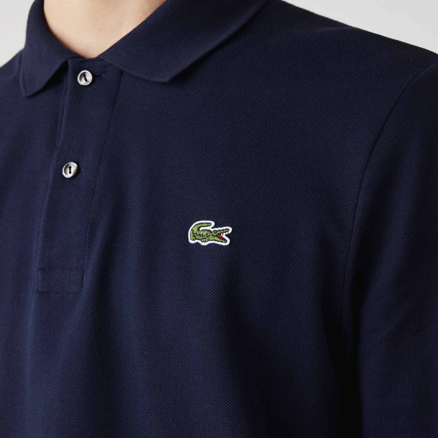 Classic Fit Long Sleeved L.12.12 Polo Shirt image number 7