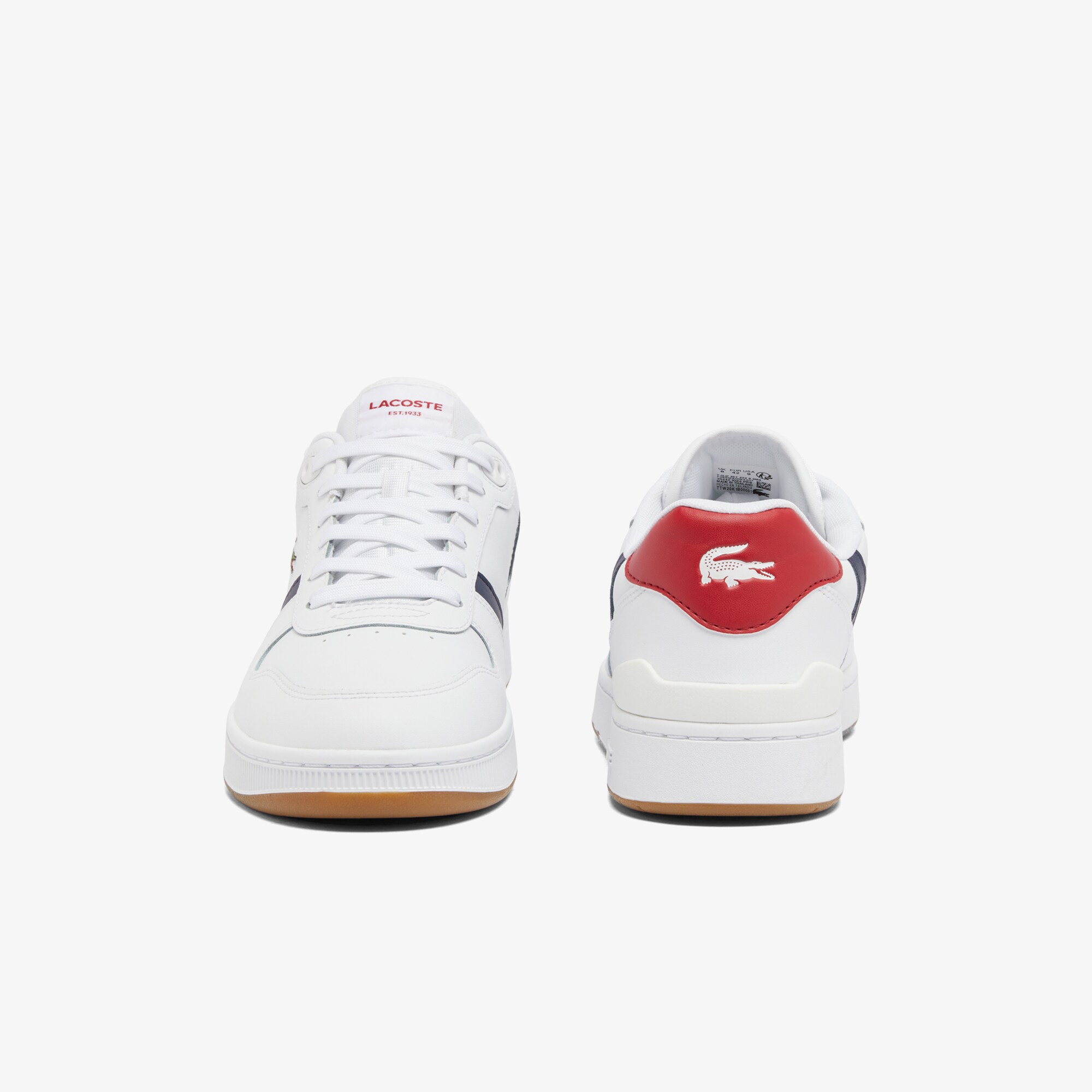Men's T-Clip Set Leather Sneakers image number 4