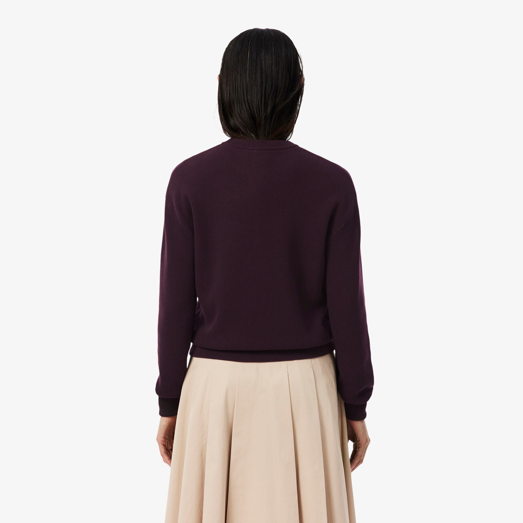 Relaxed Fit Cotton Crew Neck Sweater image number 2