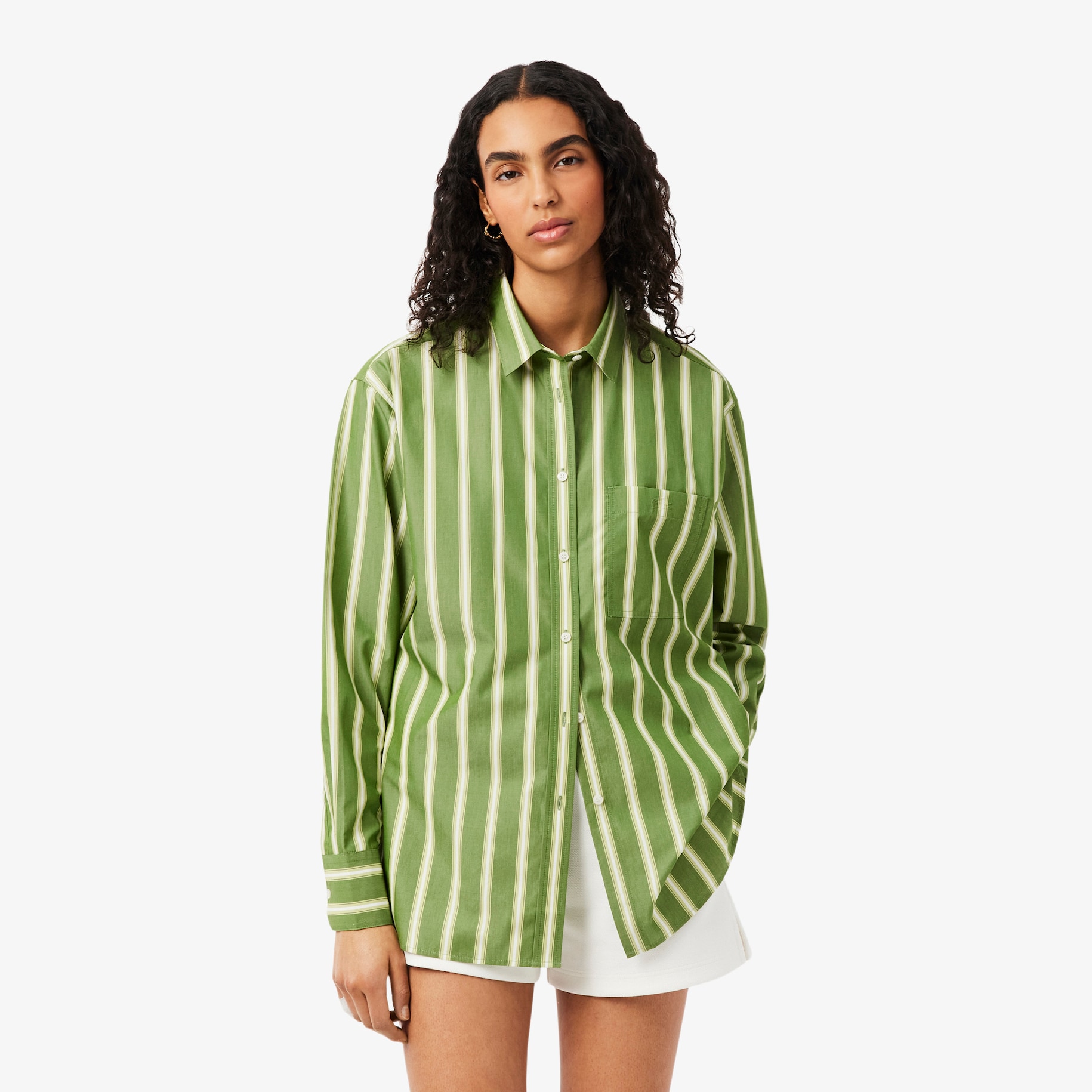 Oversized Cotton Poplin Shirt image number 0