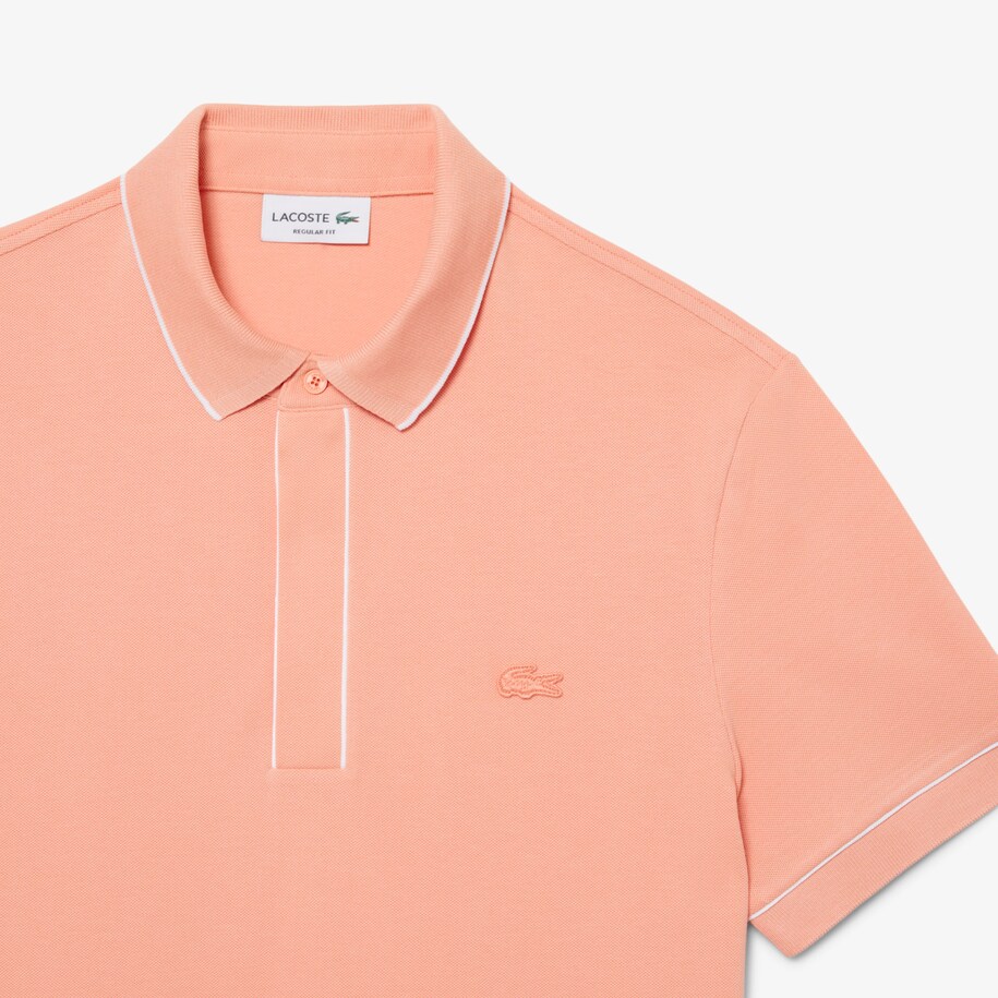 Regular Fit Paris Stretch Piqu&eacute; Polo Shirt image number 4