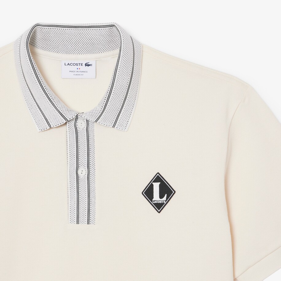 French Made Classic Fit Badge Polo Shirt image number 4