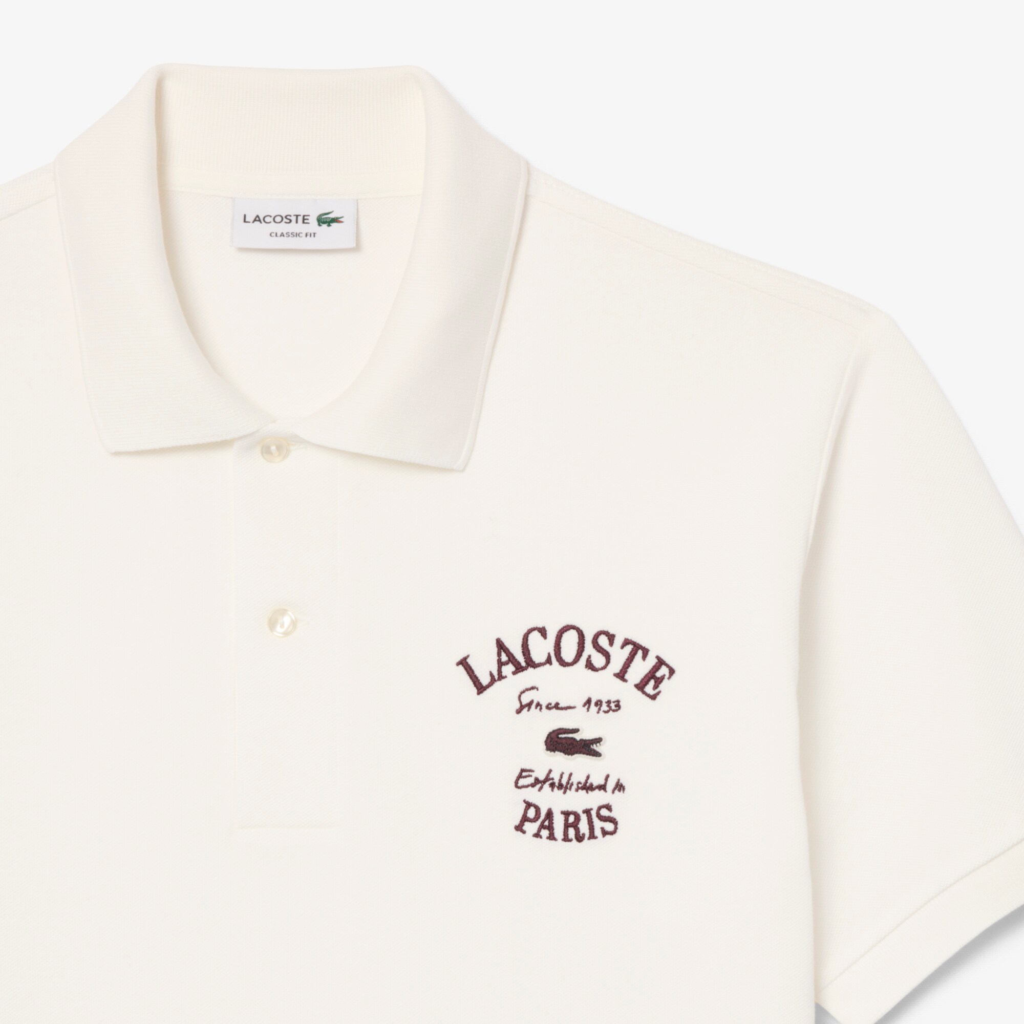 Classic Fit Embroidered Petit Piqu&eacute; Polo Shirt image number 4