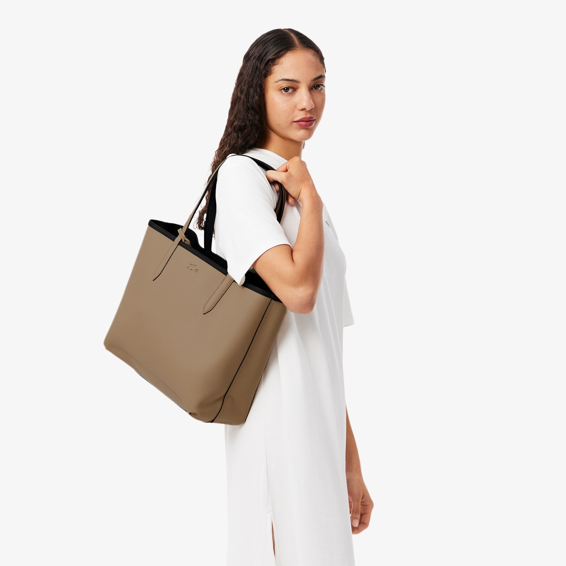 Women's Anna Reversible Bicolour Tote Bag image number 10