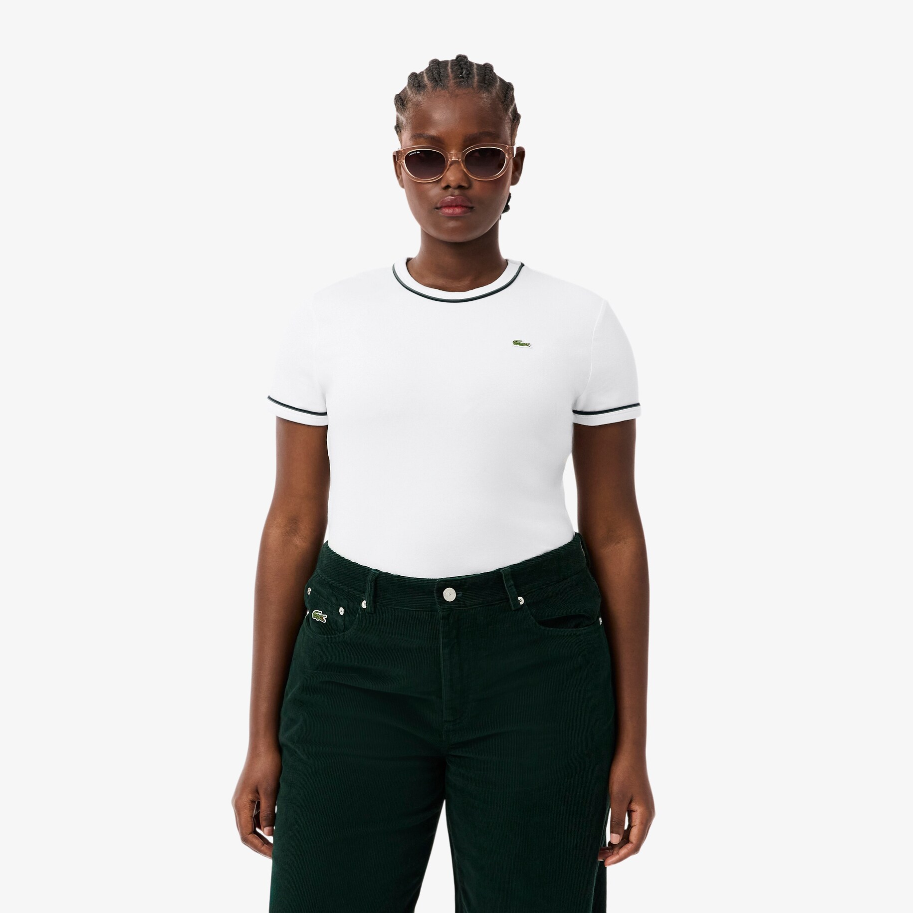 Contrast Trim Jersey T-shirt image number 5