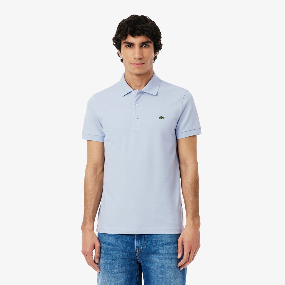 Slim Fit Stretch Piqu&eacute; Polo Shirt image number 0