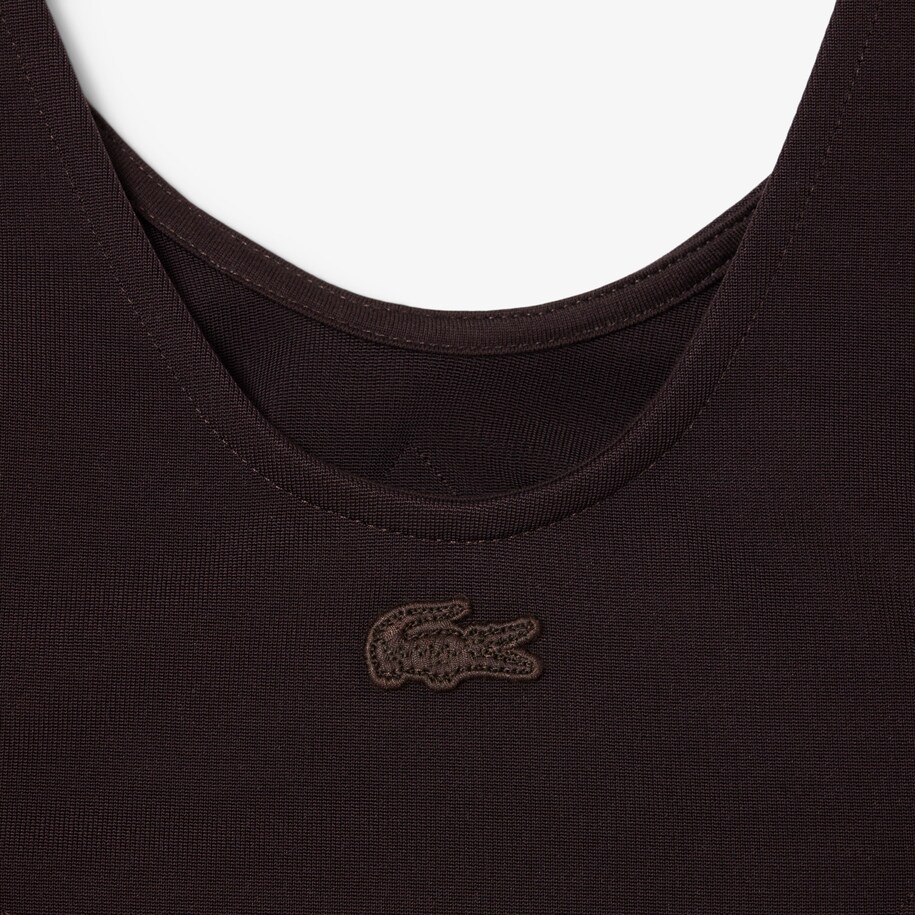 Runway Badge Satin Tank image number 6