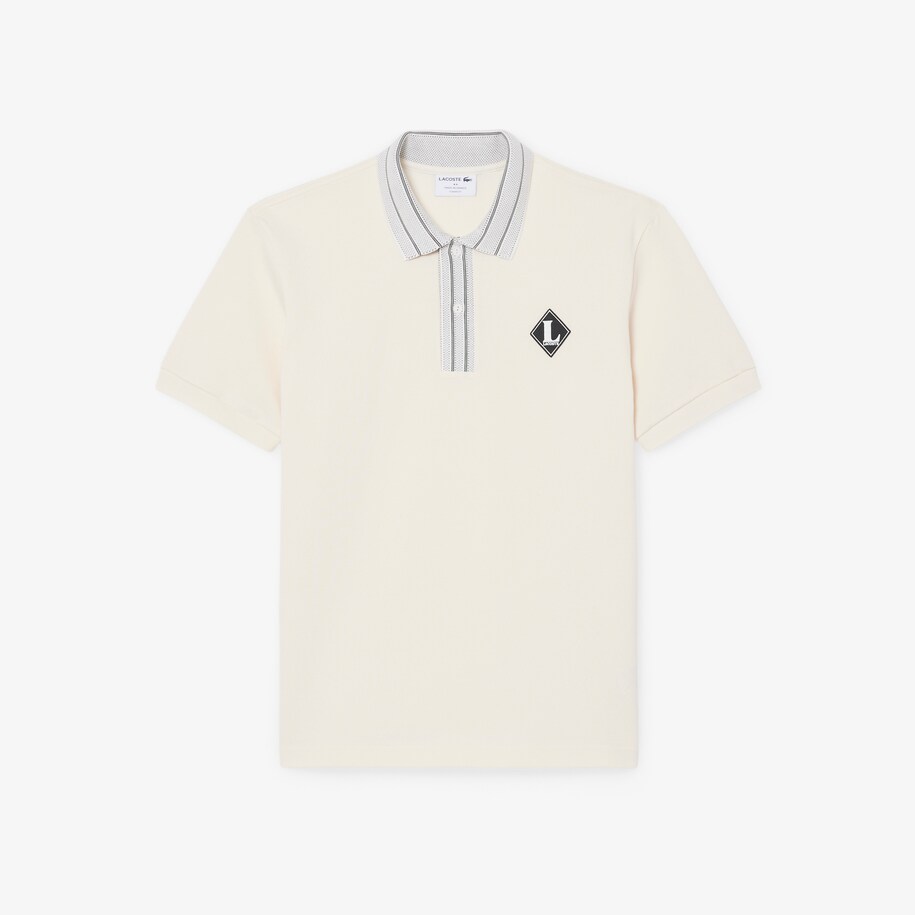 French Made Classic Fit Badge Polo Shirt image number 3