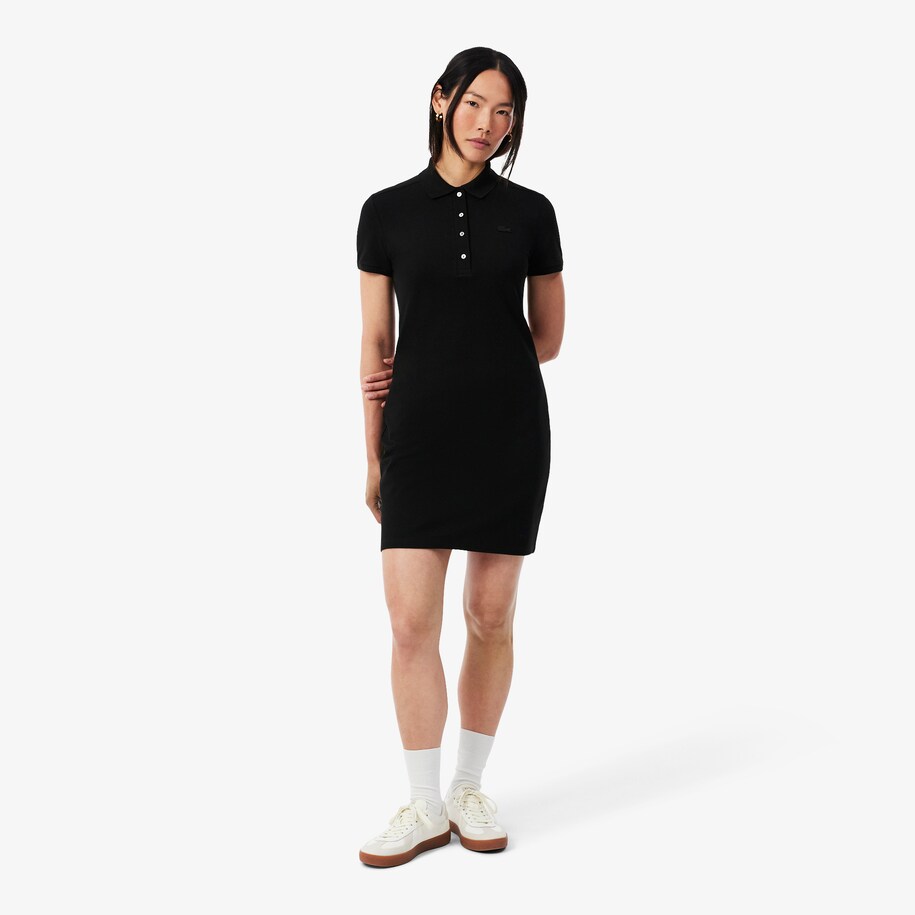 Slim Fit Stretch Petit Piqu&eacute; Polo Dress image number 0