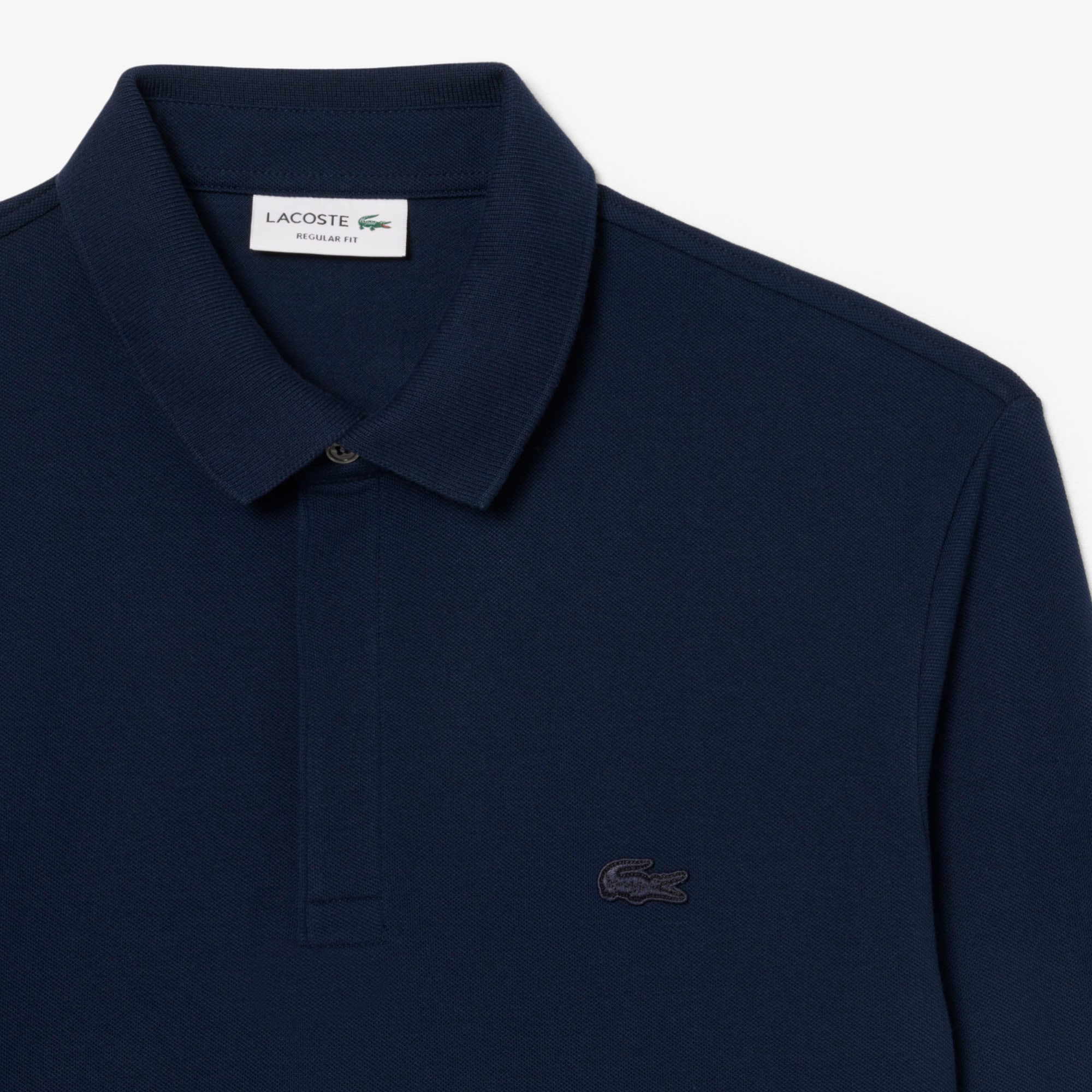 Smart Paris long sleeve stretch cotton Polo Shirt image number 4