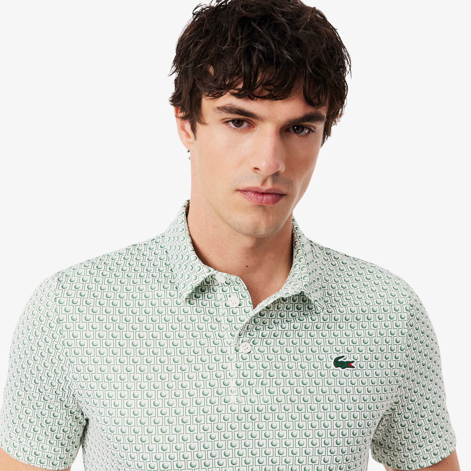 Regular Fit Printed Golf Polo Shirt image number 1