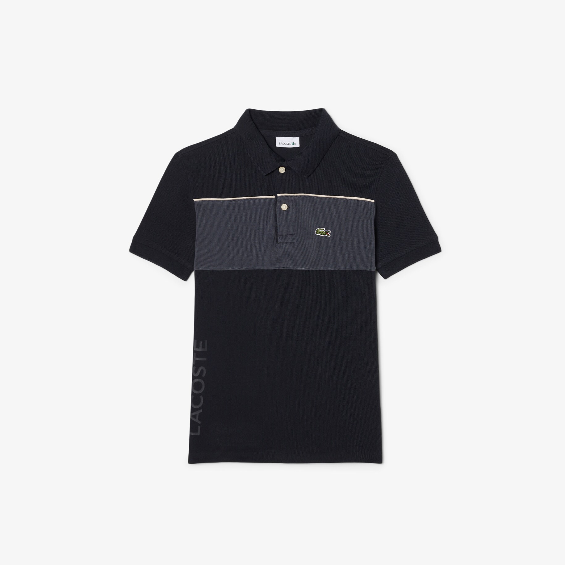 Colorblock Petit Piqu&eacute; Polo Shirt image number 3