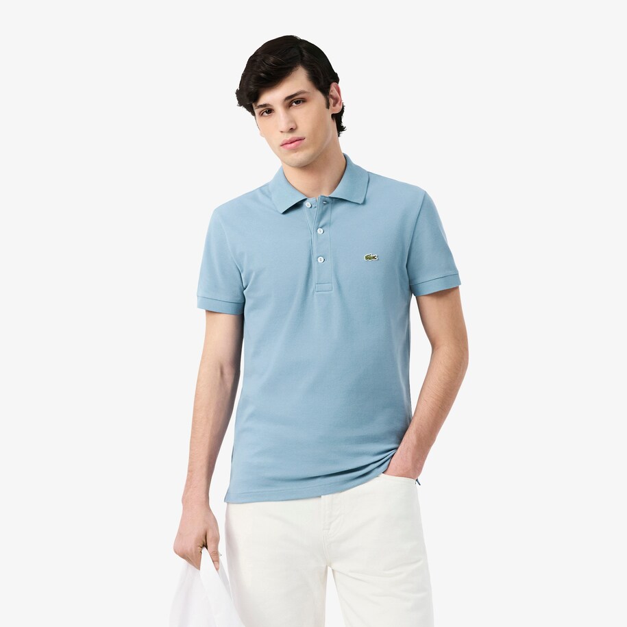 Slim Fit Stretch Mini Piqu&eacute; Polo Shirt image number 0