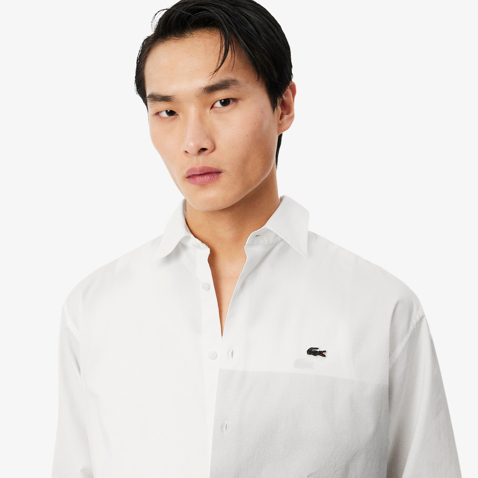 Relaxed Fit Printed Cotton Twill Shirt image number 1