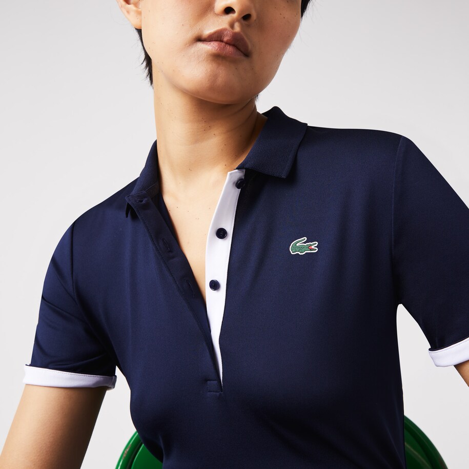 Slim Fit UV Protect Stretch Golf Polo Shirt image number 3
