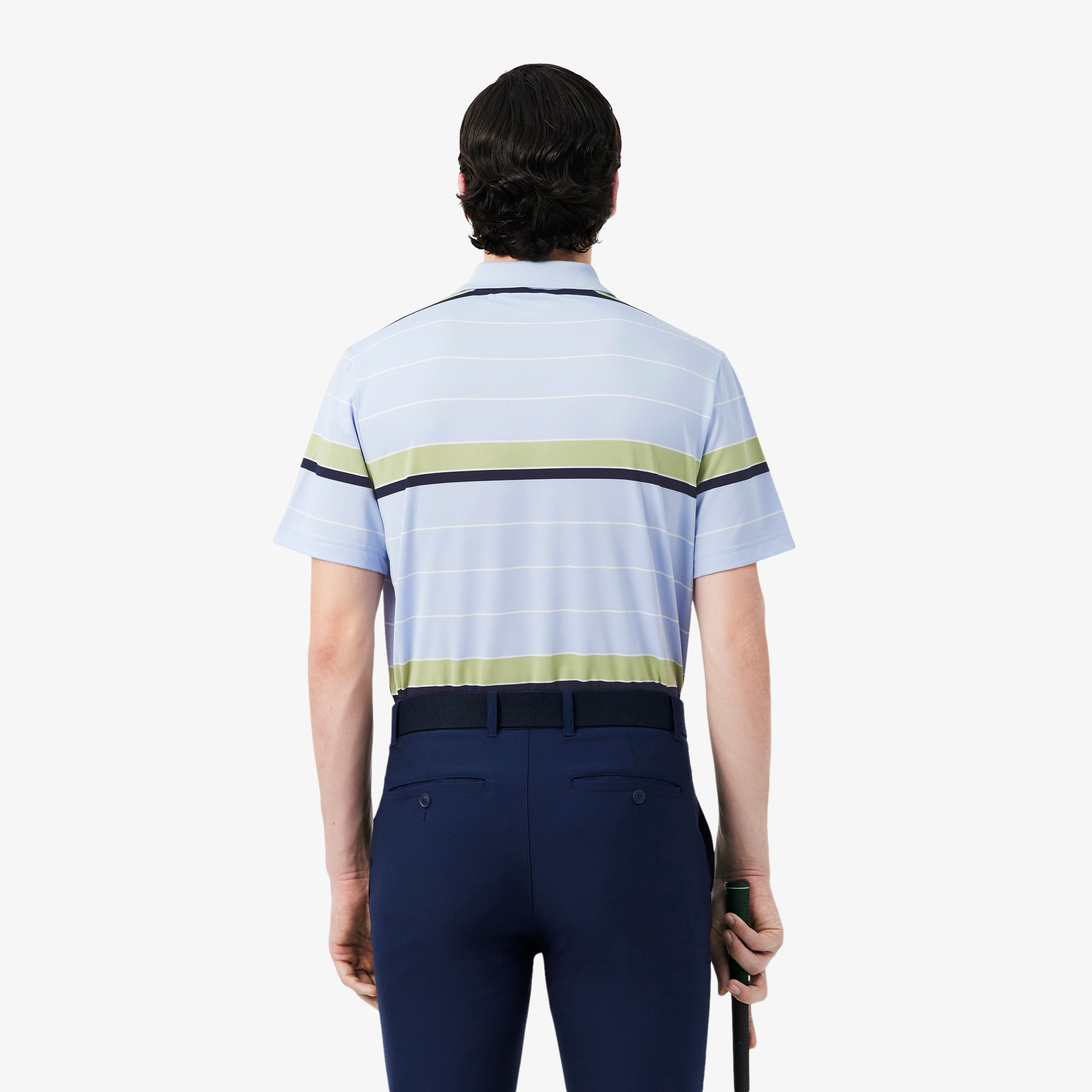 Regular Fit Ultra Dry Striped Golf Polo Shirt image number 2
