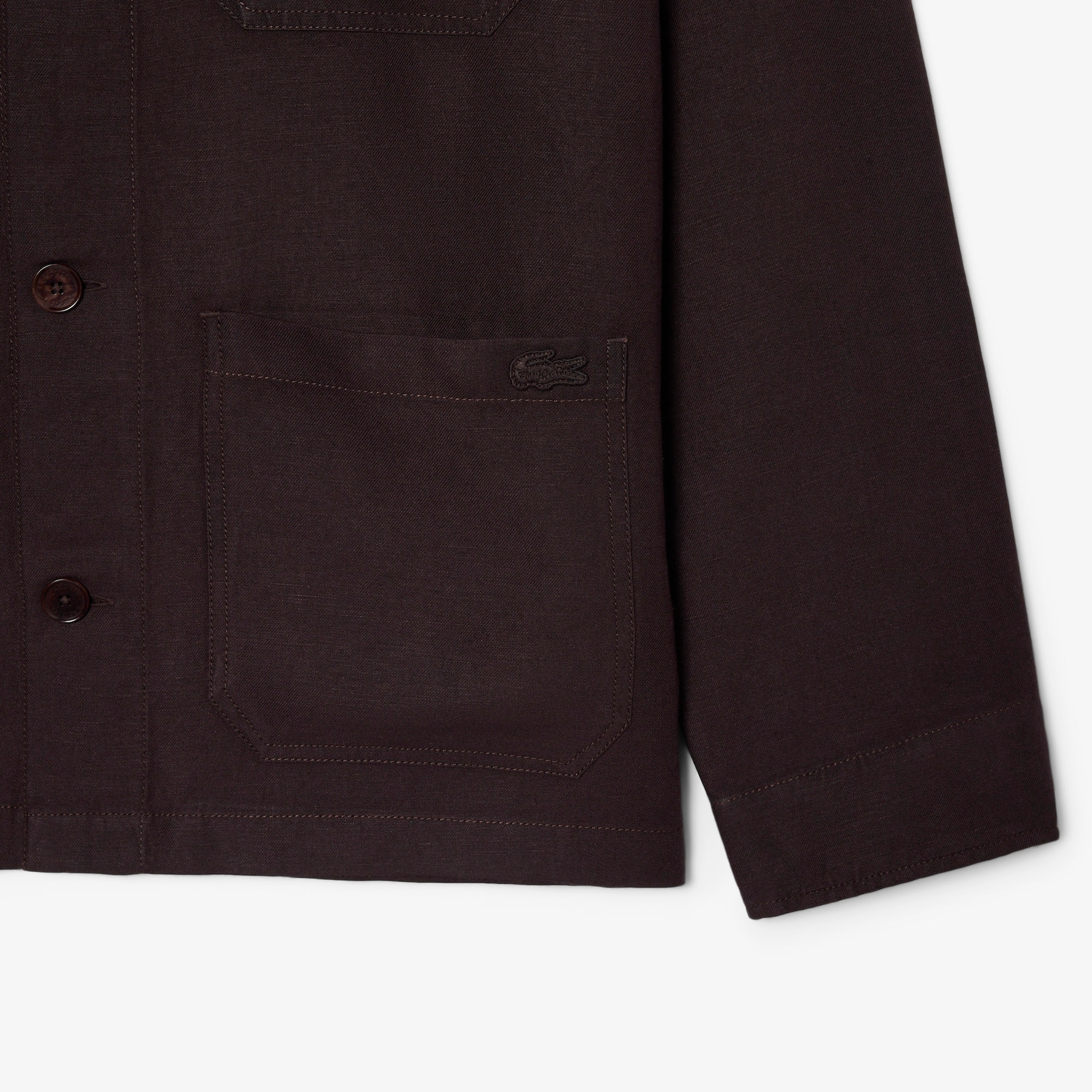 Linen Blend Overshirt image number 5