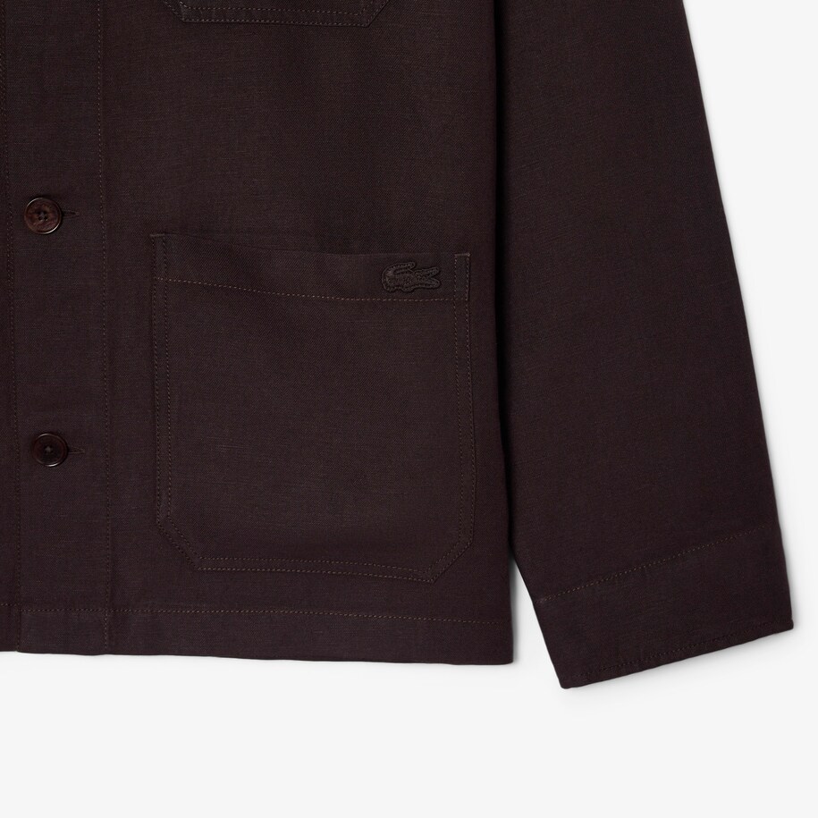 Linen Blend Overshirt image number 5