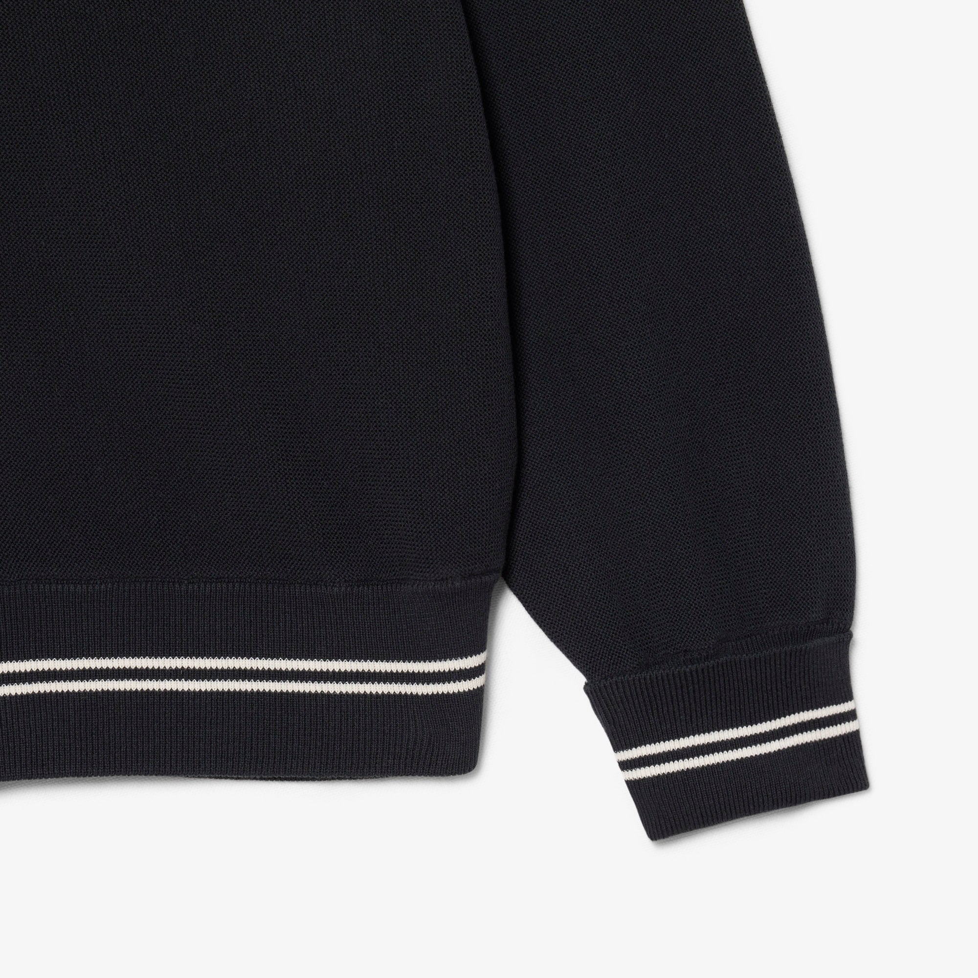 Relaxed Fit Stripe Detail Cotton Cardigan image number 5