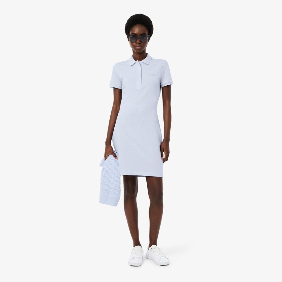 Women's Stretch Cotton Piqu&eacute; Polo Dress image number 0