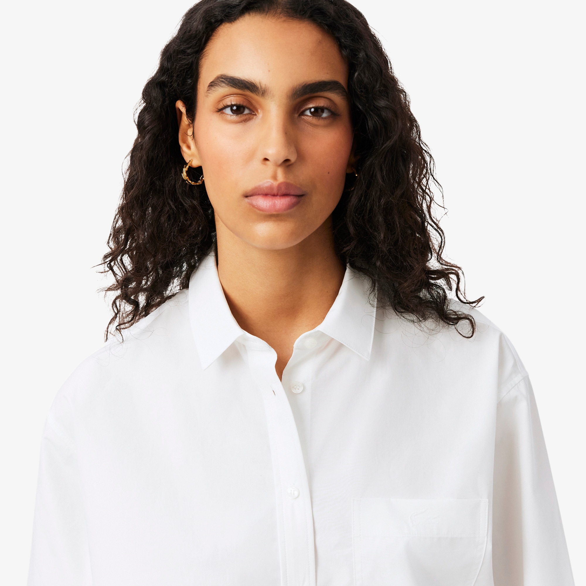 Oversized Cotton Poplin Shirt image number 1