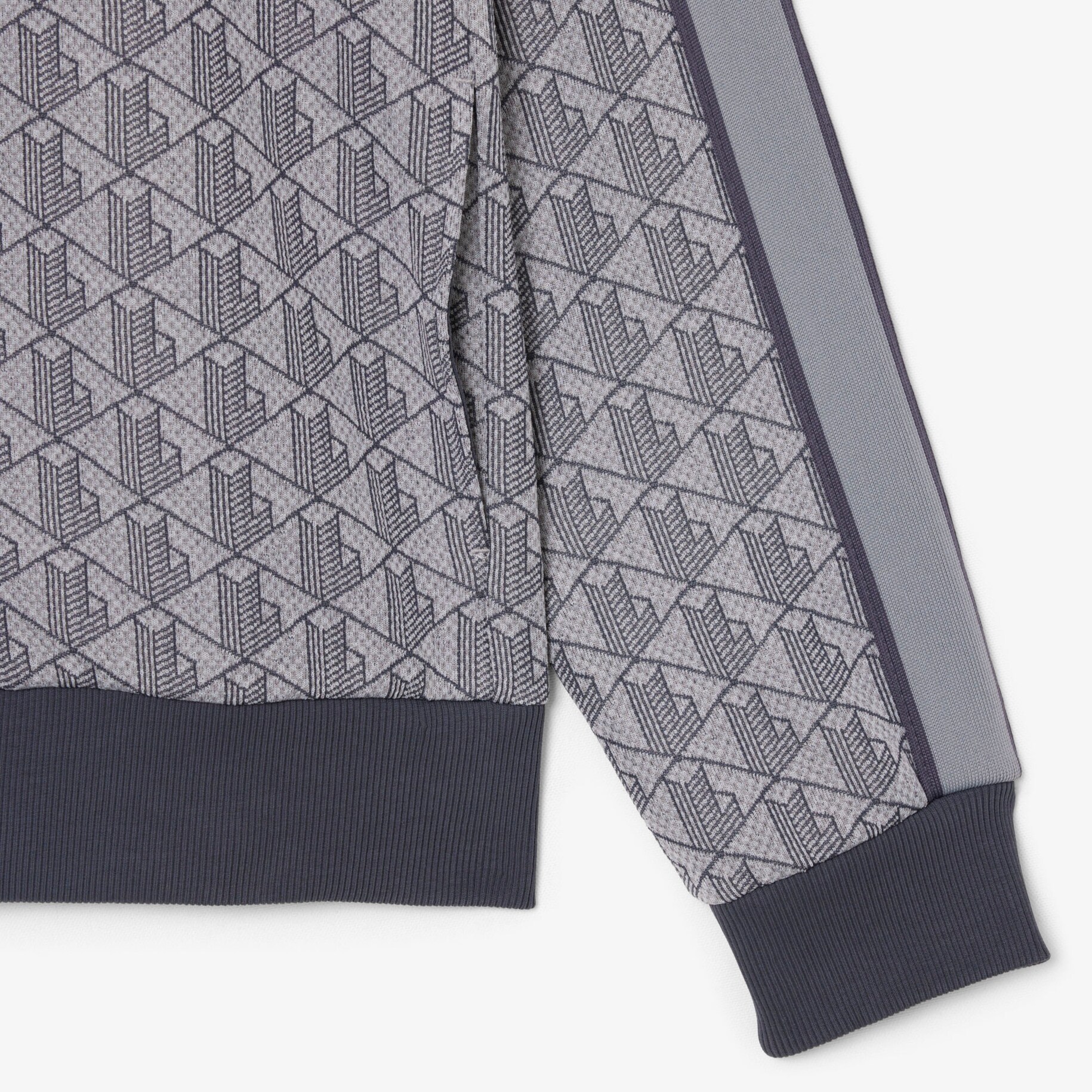 Paris Jacquard Monogram Zipped Sweatshirt image number 5