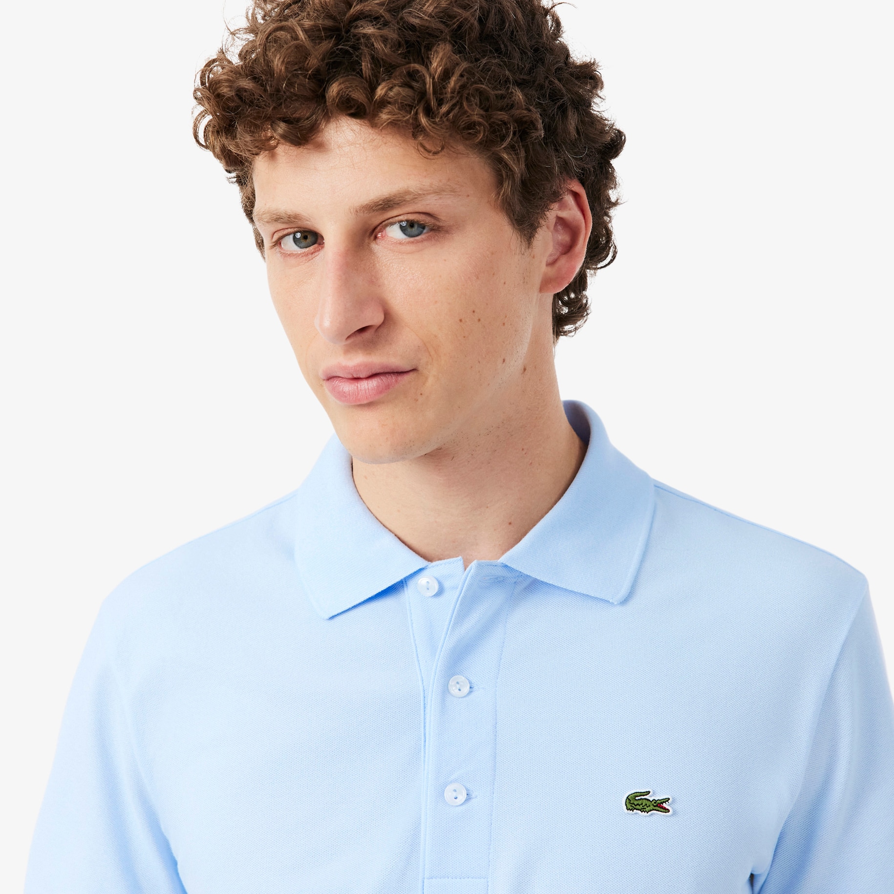 Slim Fit Stretch Mini Piqu&eacute; Polo Shirt image number 1