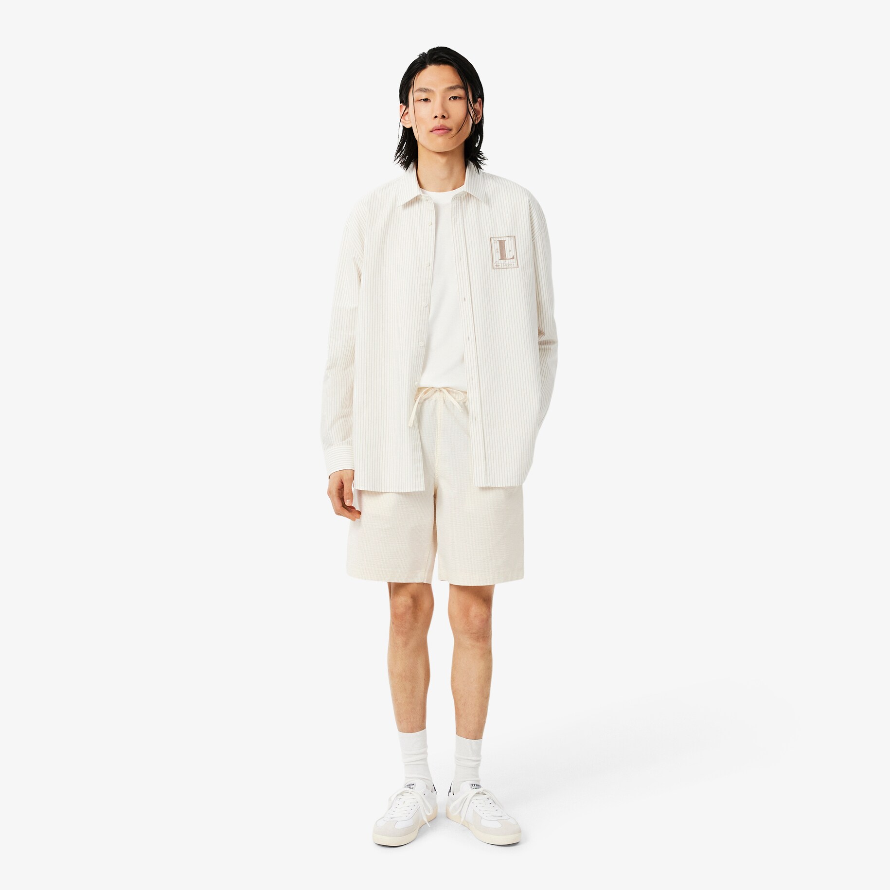 Cotton Seersucker Shorts image number 0