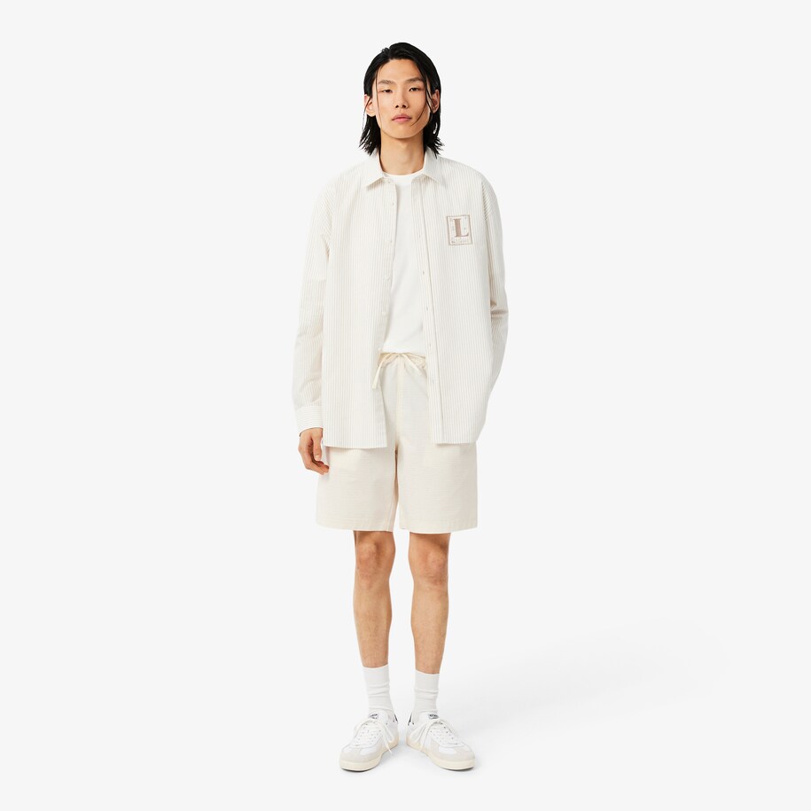 Cotton Seersucker Shorts image number 0