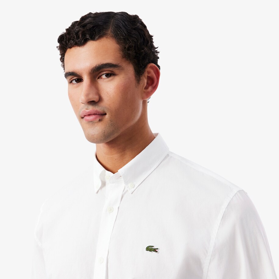 Regular Fit Stretch Poplin Shirt image number 1