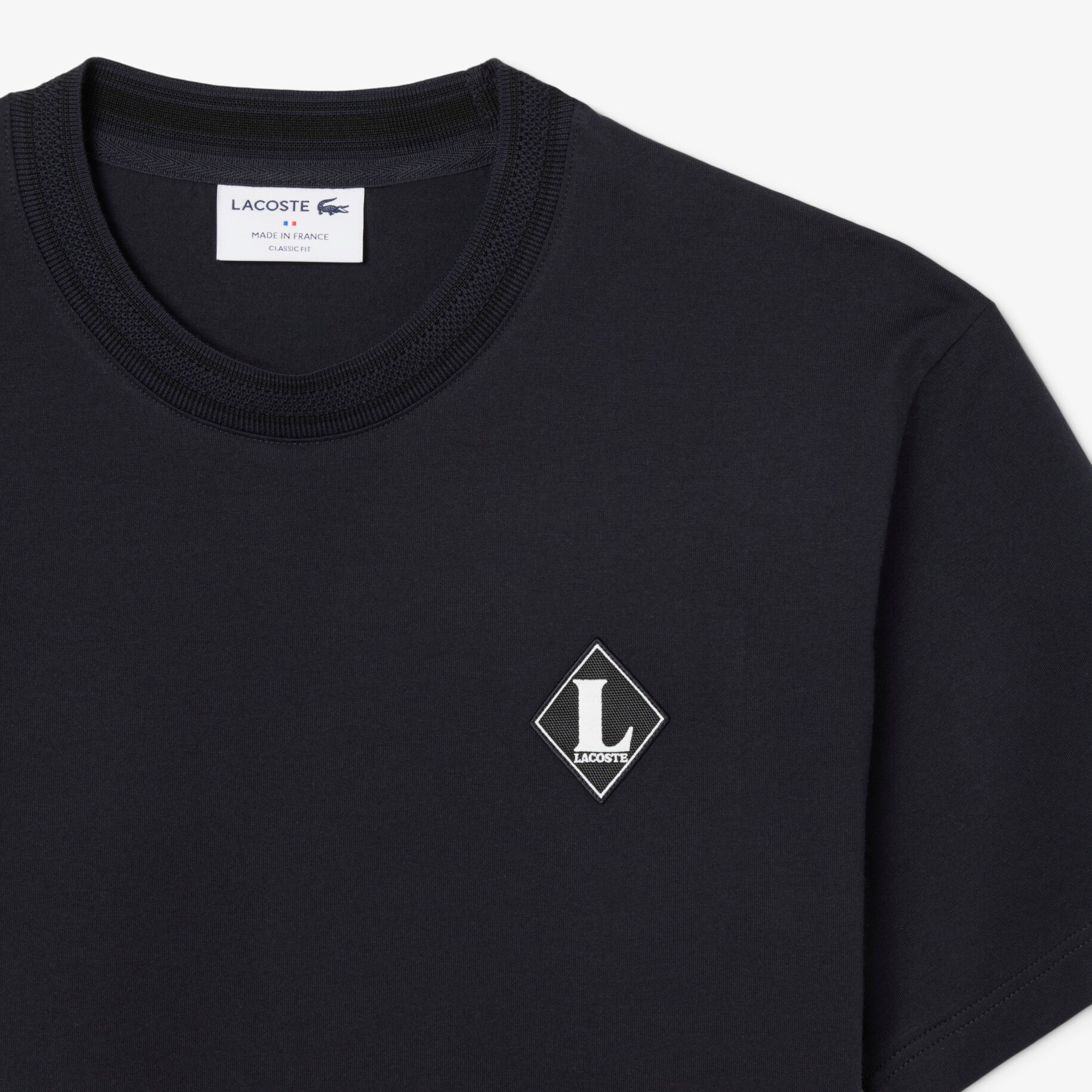 French Made Badge Accent T-shirt image number 1