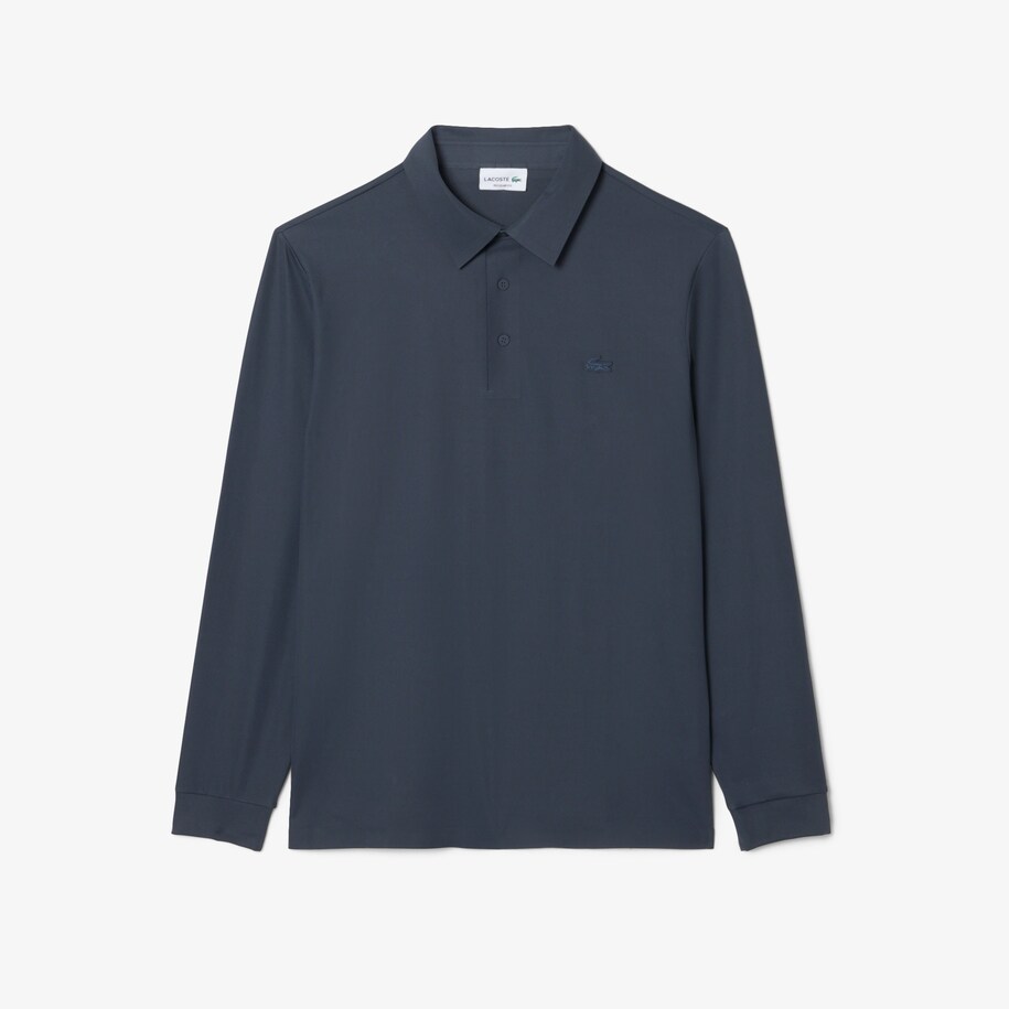 Regular Fit Long Sleeved Commuter Polo Shirt image number 0