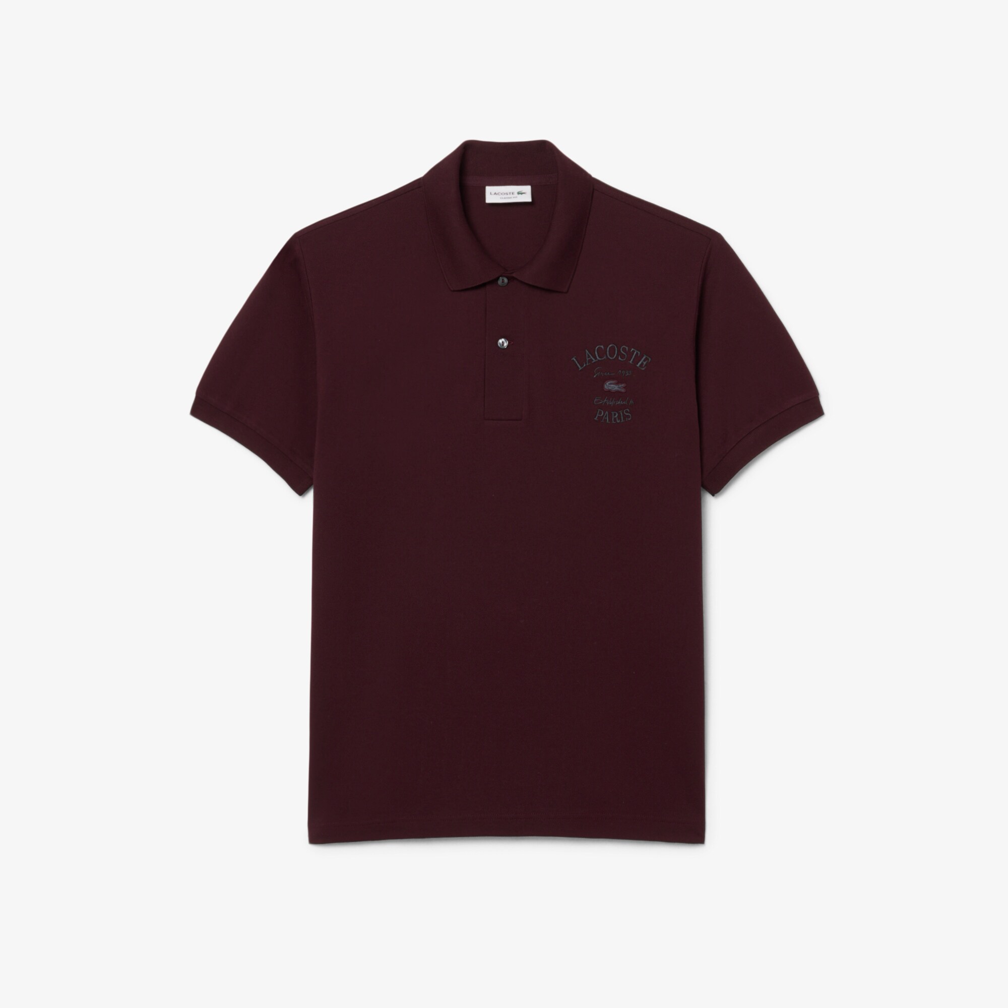 Classic Fit Embroidered Petit Piqu&eacute; Polo Shirt image number 3