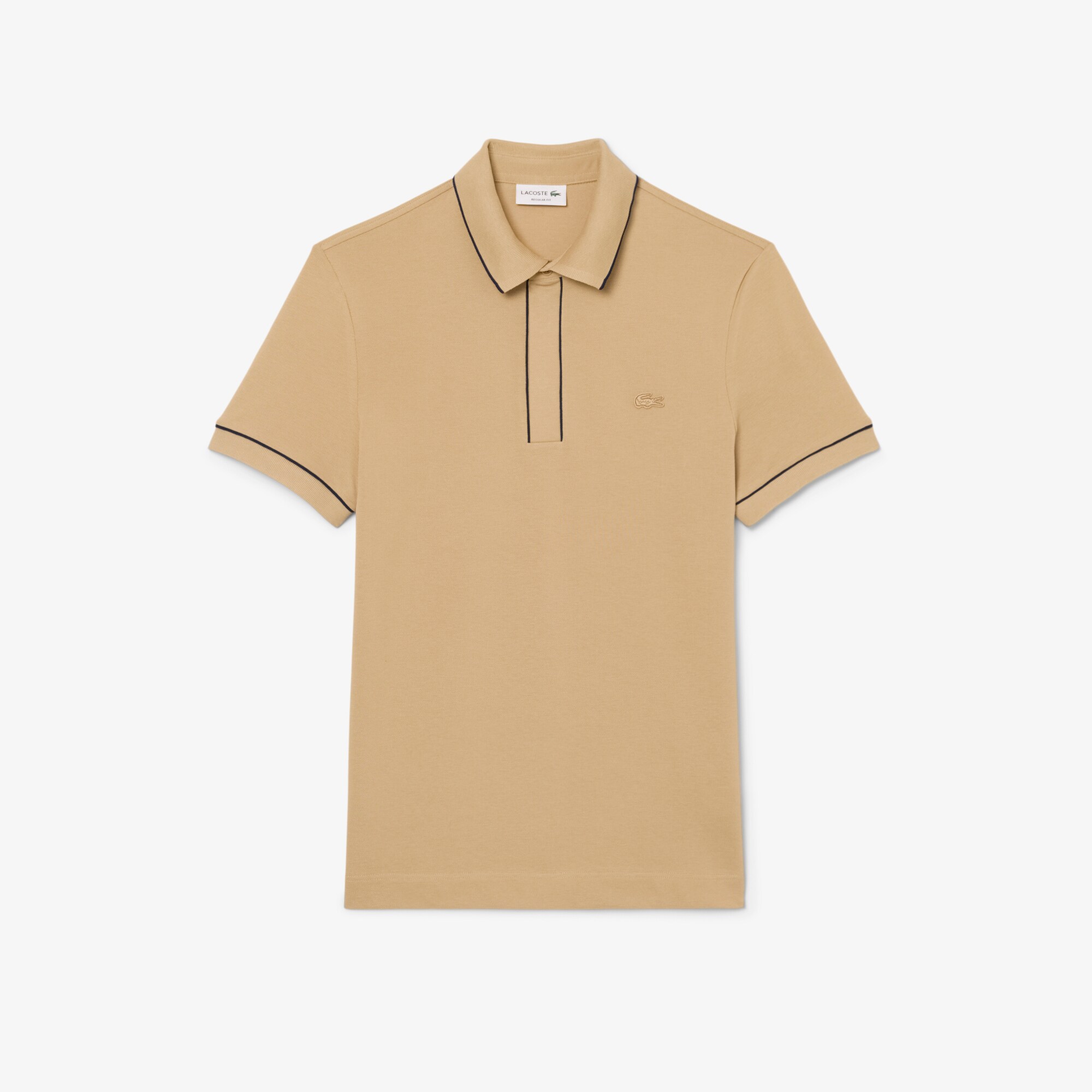 Regular Fit Paris Stretch Piqu&eacute; Polo Shirt image number 3