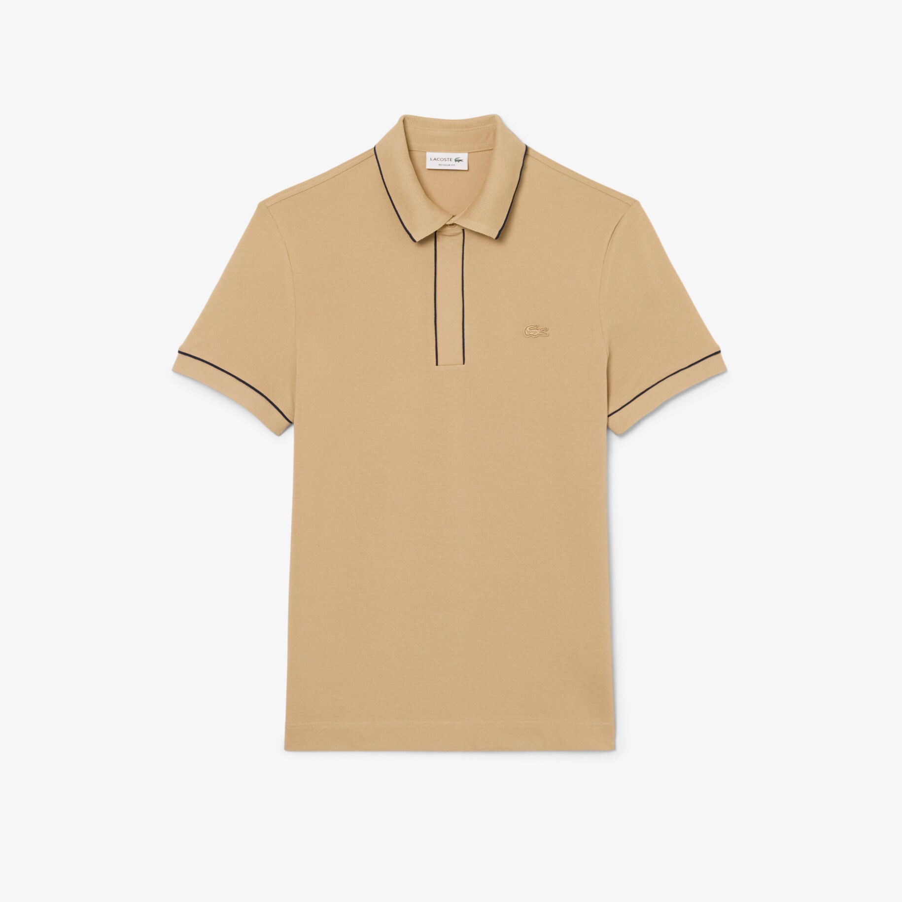 Regular Fit Paris Stretch Piqu&eacute; Polo Shirt image number 3