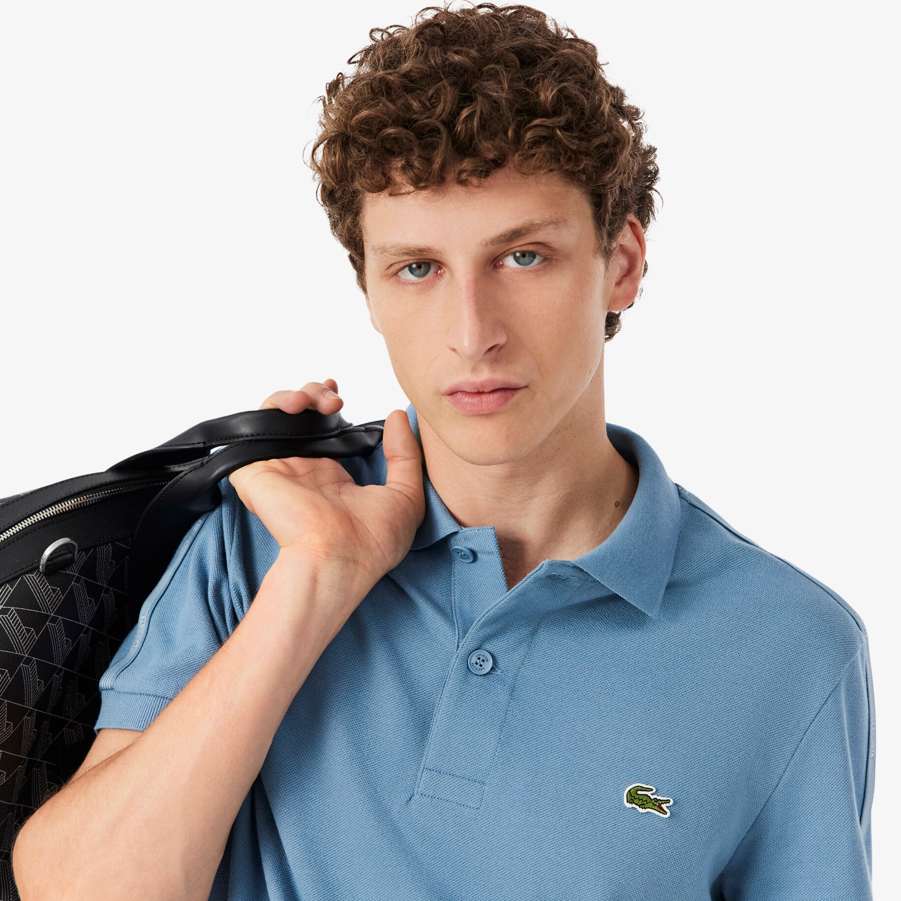 Regular Fit Logo Stripe Polo Shirt image number 1