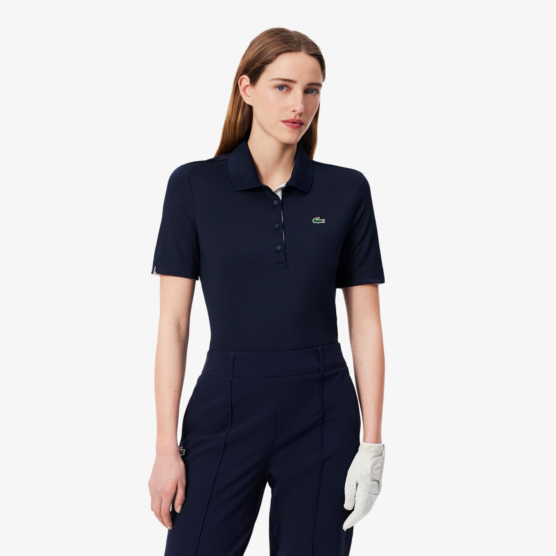Slim Fit UV Protect Stretch Golf Polo Shirt image number 0