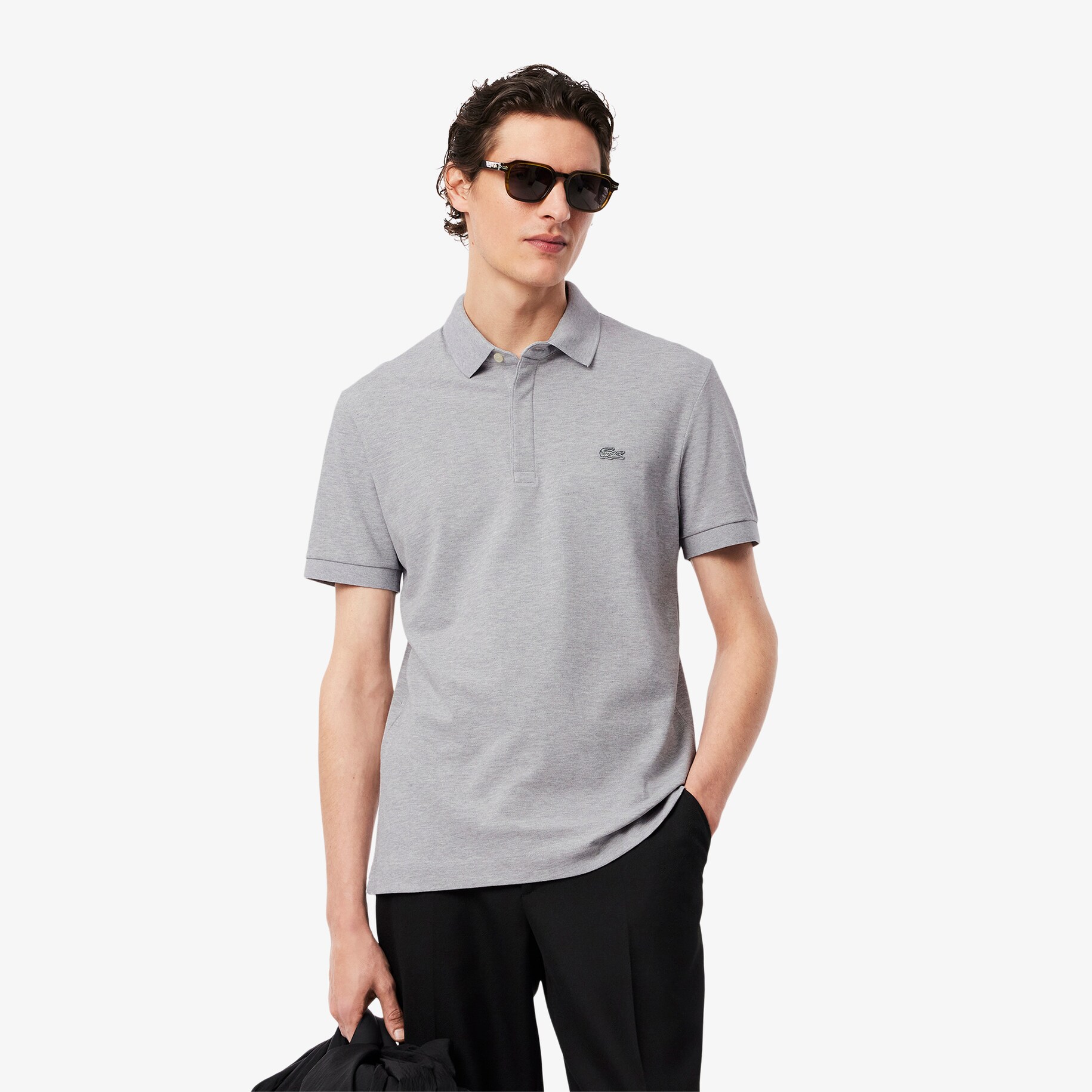 Regular Fit Paris Stretch Piqu&eacute; Polo Shirt image number 0