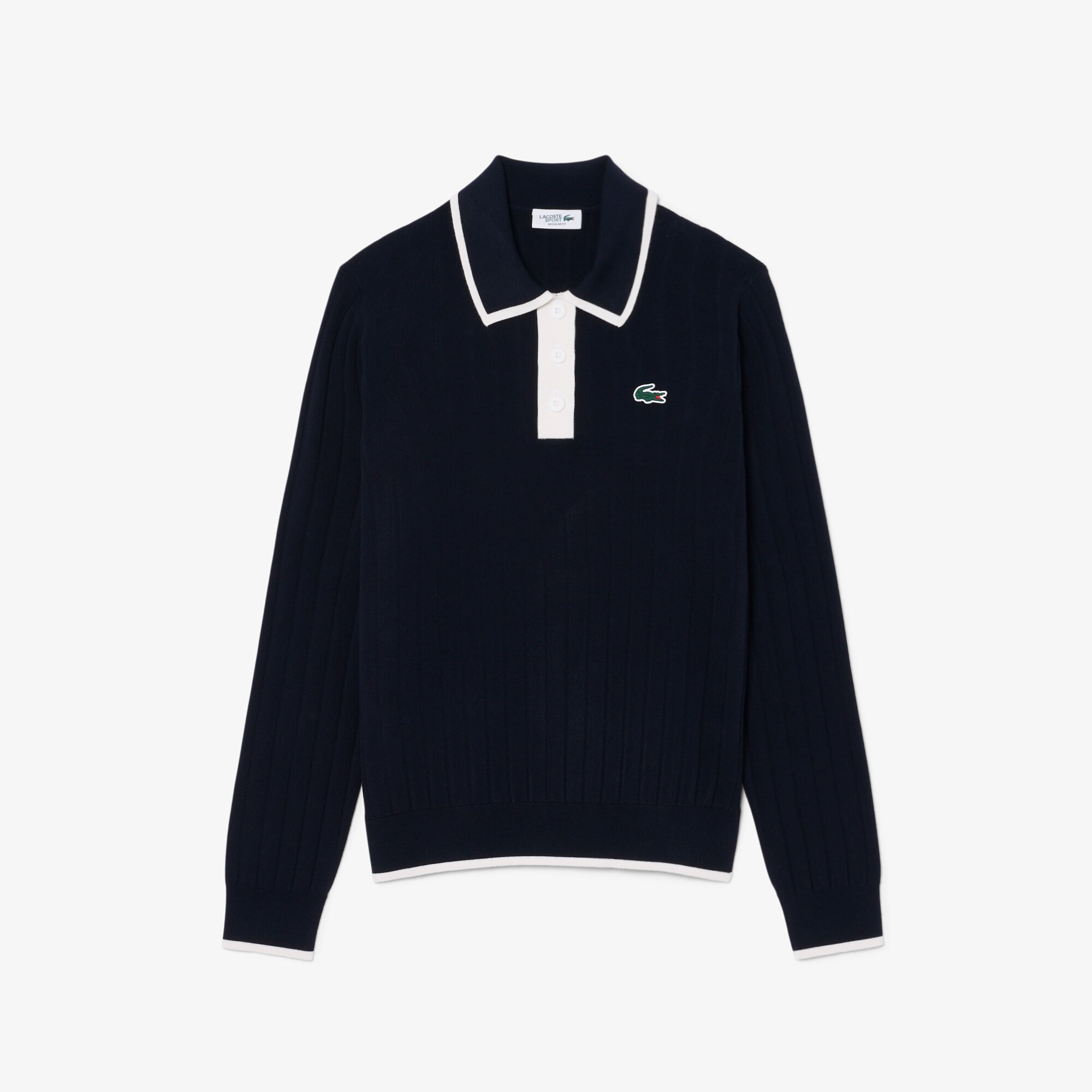 Polo Collar Stretch Golf Sweater image number 3