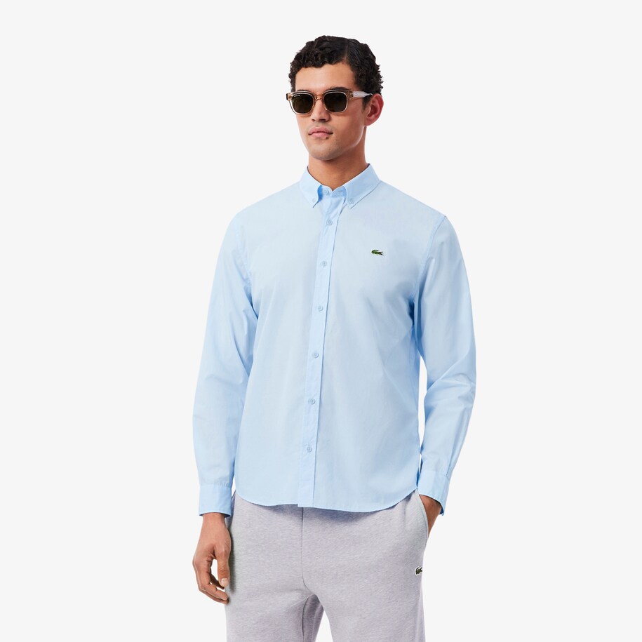 Regular Fit Stretch Poplin Shirt image number 0