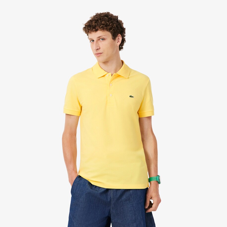 Slim Fit Stretch Mini Piqu&eacute; Polo Shirt image number 0
