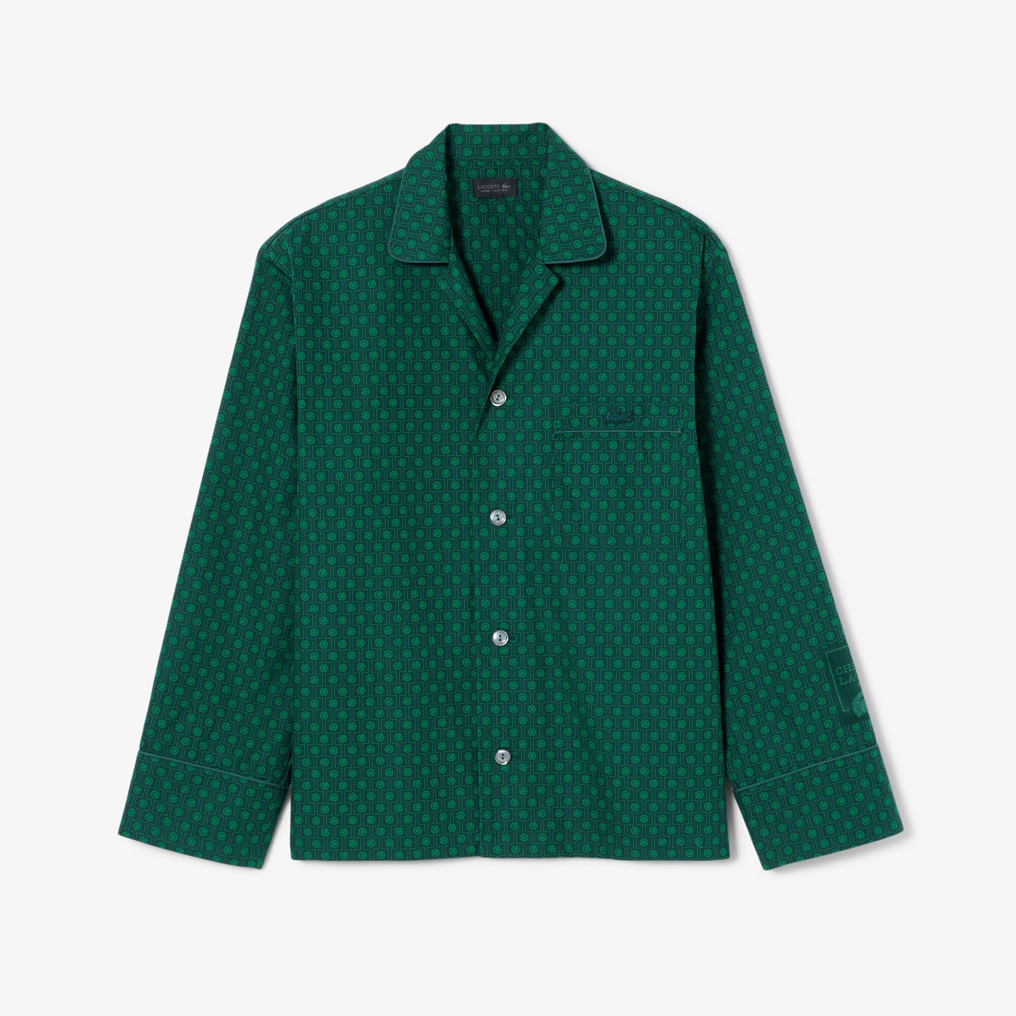 Runway Print Pajama Shirt image number 3