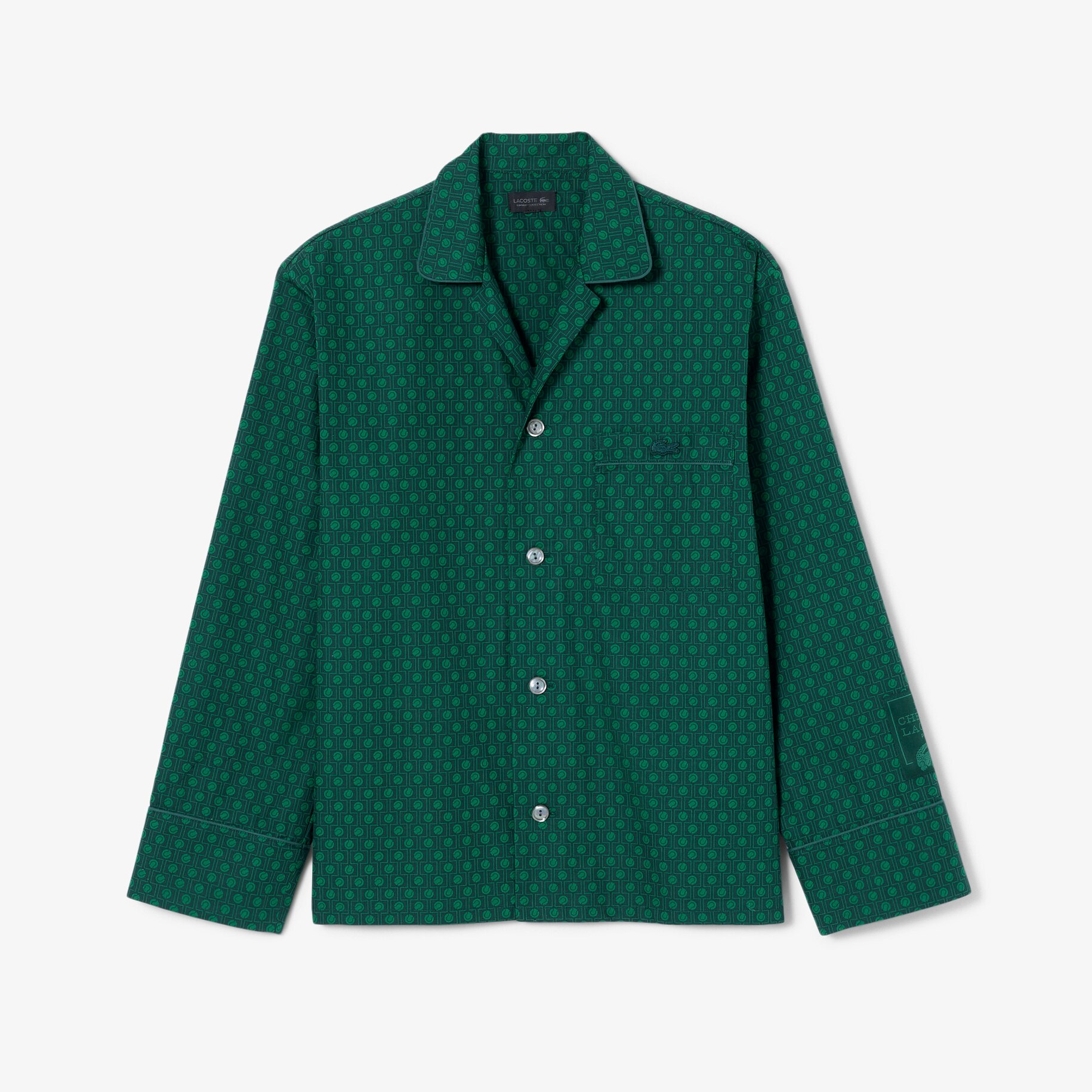 Runway Print Pajama Shirt image number 3