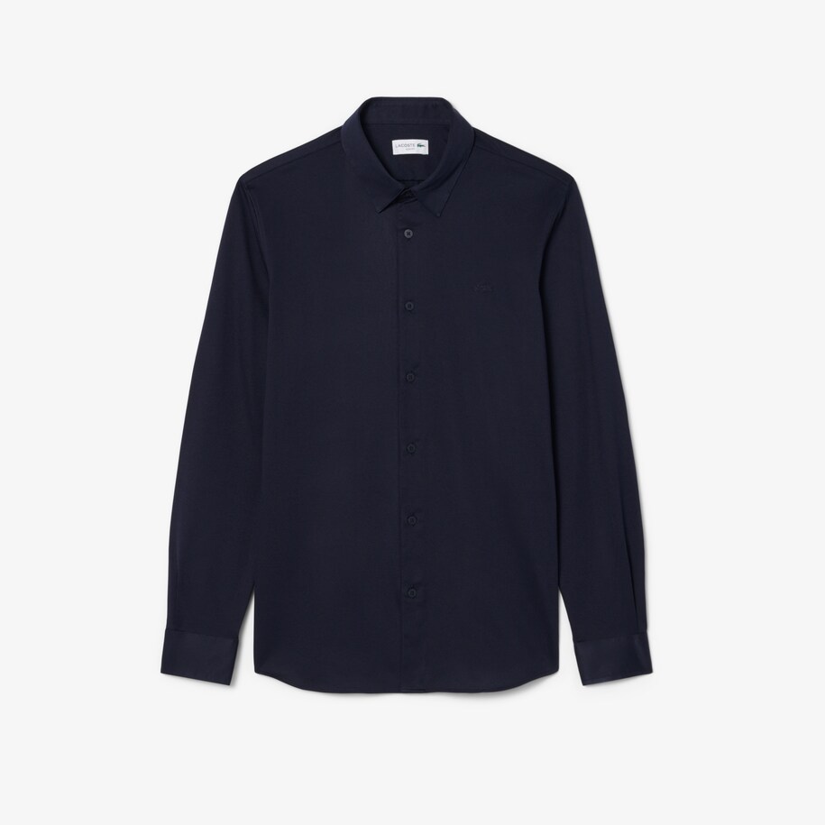 Slim Fit Cotton Blend Shirt image number 3