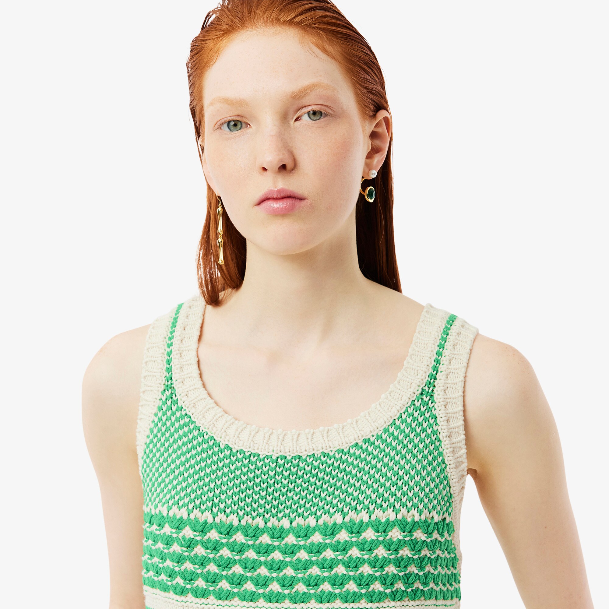 Runway Jacquard Sweater Dress image number 1