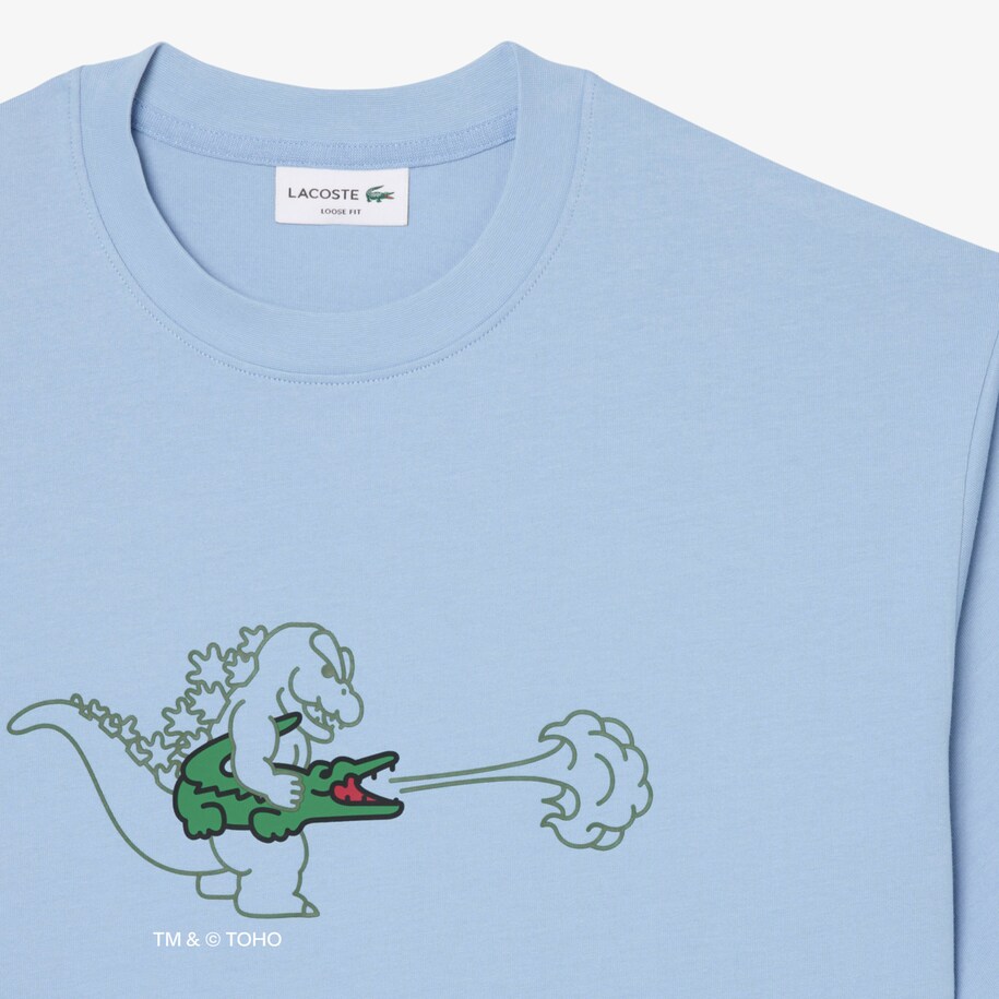 T-shirt Lacoste & Godzilla image number 4