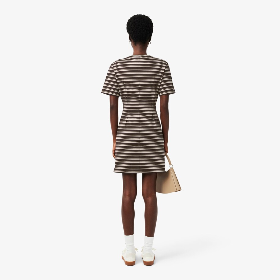 Striped Cotton T-shirt Dress image number 2