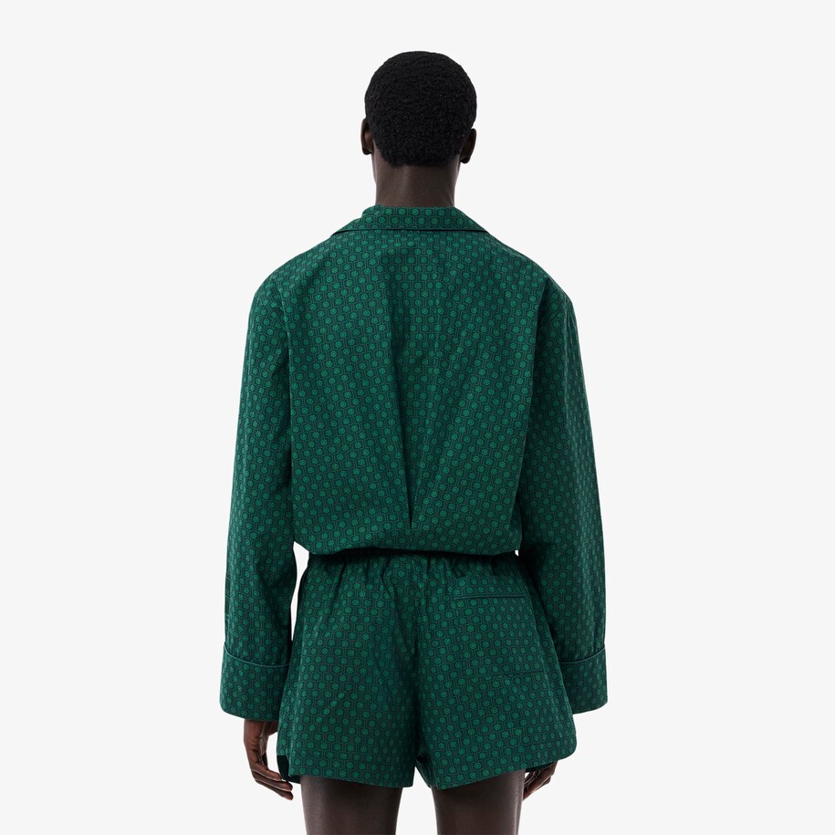 Runway Print Pajama Shirt image number 2