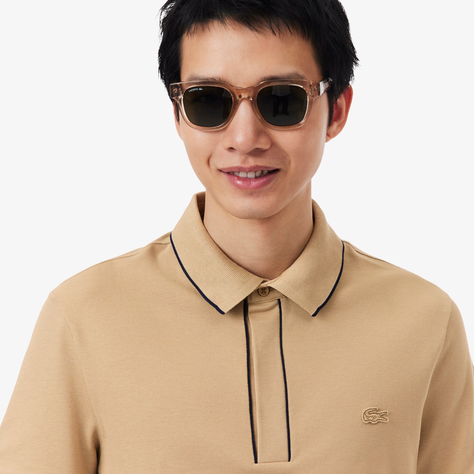 Regular Fit Paris Stretch Piqu&eacute; Polo Shirt image number 1
